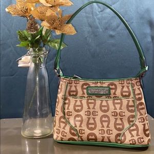Cute little beige handbag FAUX LEATHER.